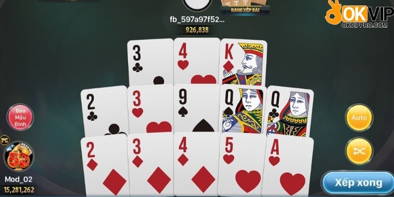 Một số trường hợp cần ghi nhớ khi chơi game đánh bài Mậu Binh